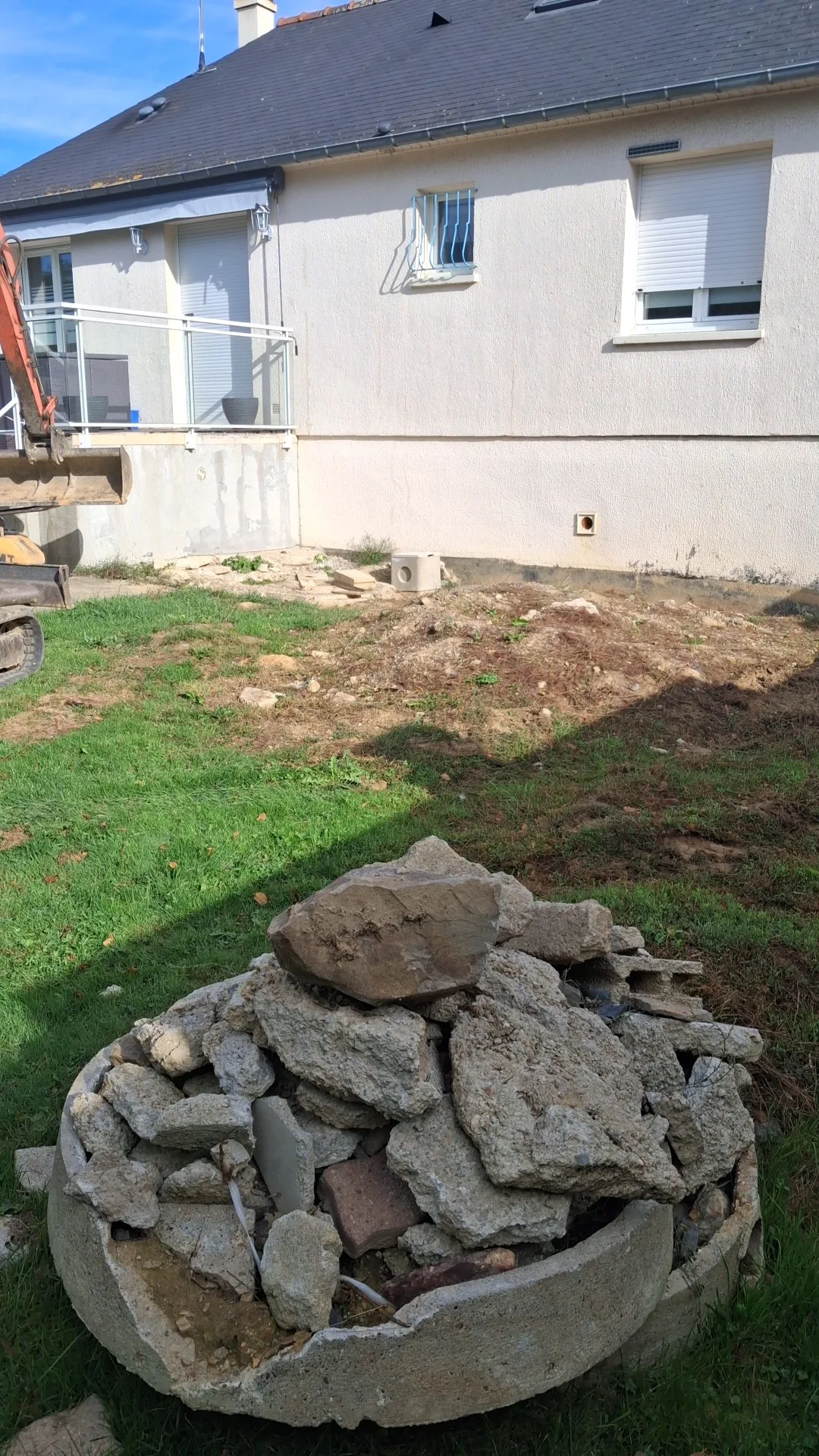 Chantier avant intervention JMW Entreprise
